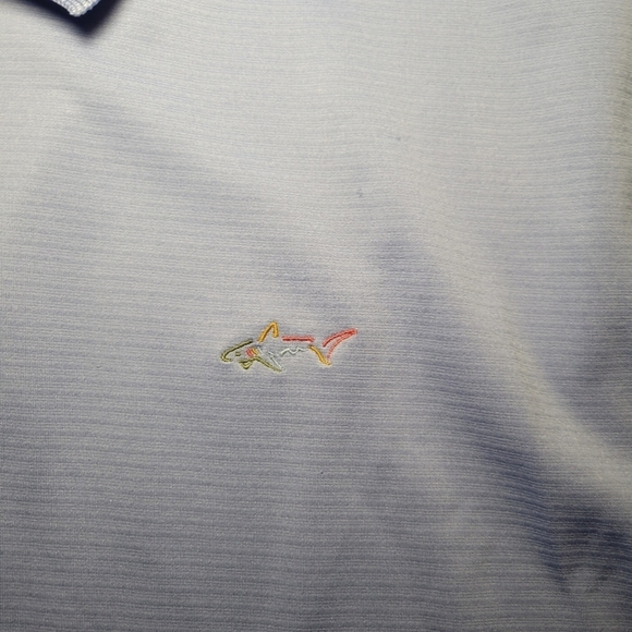Greg Norman Polo Shirt Mens XXL 2XL Light Blue Play Dry Short Sleeve Golf - Picture 2 of 11